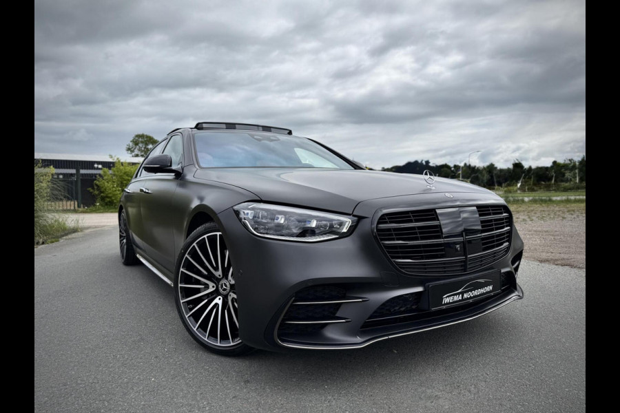 Mercedes-Benz S-Klasse 580 e 4MATIC Lang AMG Designo|Panoramadak|Chauffeurspakket|Night pakket|Alcantara hemel|Burmester®|Softclose door