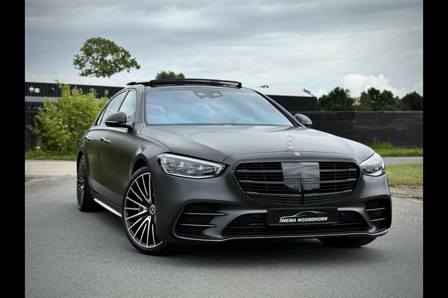 Mercedes-Benz S-Klasse 580 e 4MATIC Lang AMG Designo|Panoramadak|Chauffeurspakket|Night pakket|Alcantara hemel|Burmester®|Softclose door