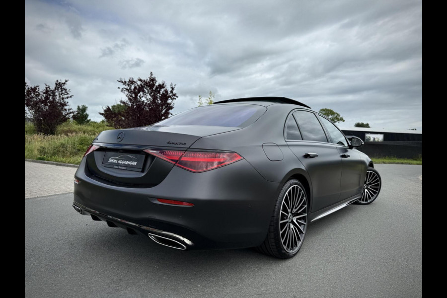 Mercedes-Benz S-Klasse 580 e 4MATIC Lang AMG Designo|Panoramadak|Chauffeurspakket|Night pakket|Alcantara hemel|Burmester®|Softclose door