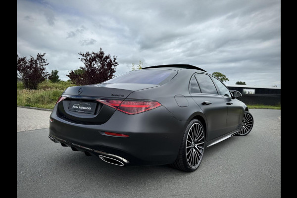 Mercedes-Benz S-Klasse 580 e 4MATIC Lang AMG Designo|Panoramadak|Chauffeurspakket|Night pakket|Alcantara hemel|Burmester®|Softclose door