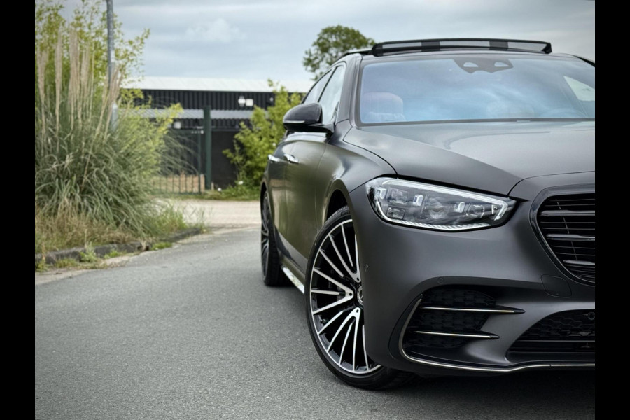 Mercedes-Benz S-Klasse 580 e 4MATIC Lang AMG Designo|Panoramadak|Chauffeurspakket|Night pakket|Alcantara hemel|Burmester®|Softclose door