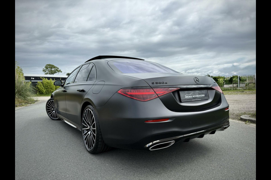 Mercedes-Benz S-Klasse 580 e 4MATIC Lang AMG Designo|Panoramadak|Chauffeurspakket|Night pakket|Alcantara hemel|Burmester®|Softclose door