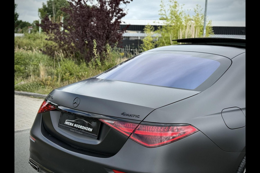Mercedes-Benz S-Klasse 580 e 4MATIC Lang AMG Designo|Panoramadak|Chauffeurspakket|Night pakket|Alcantara hemel|Burmester®|Softclose door