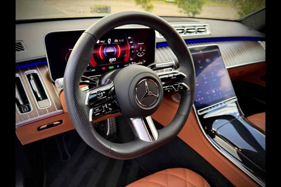Mercedes-Benz S-Klasse 580 e 4MATIC Lang AMG Designo|Panoramadak|Chauffeurspakket|Night pakket|Alcantara hemel|Burmester®|Softclose door