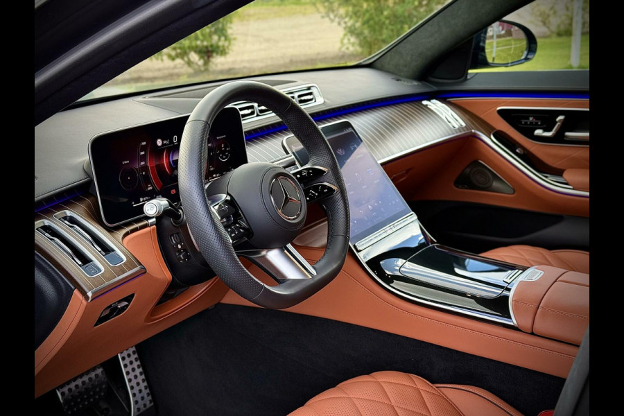 Mercedes-Benz S-Klasse 580 e 4MATIC Lang AMG Designo|Panoramadak|Chauffeurspakket|Night pakket|Alcantara hemel|Burmester®|Softclose door