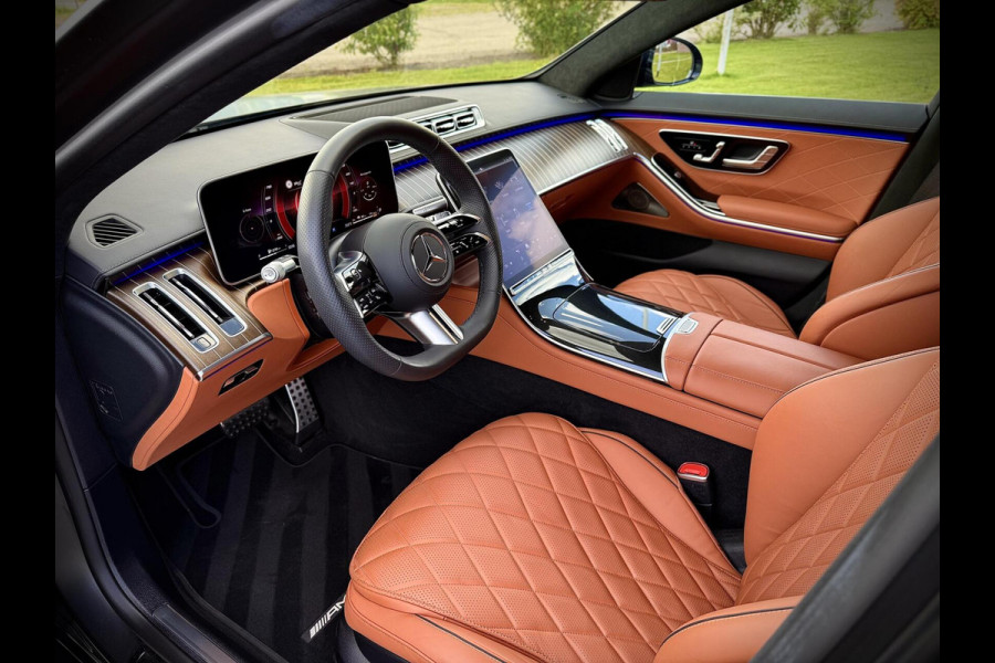 Mercedes-Benz S-Klasse 580 e 4MATIC Lang AMG Designo|Panoramadak|Chauffeurspakket|Night pakket|Alcantara hemel|Burmester®|Softclose door