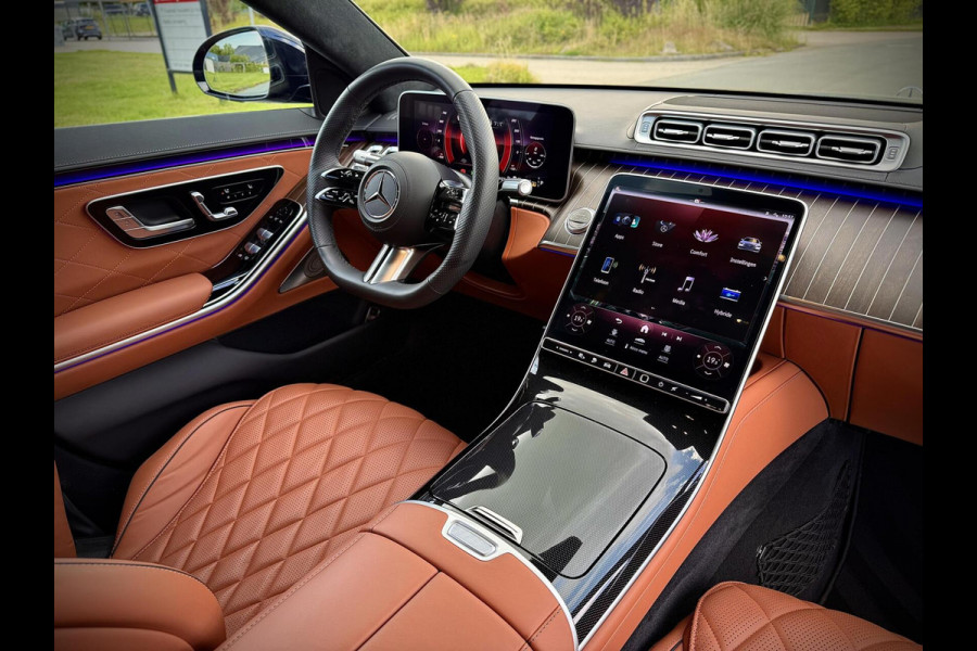 Mercedes-Benz S-Klasse 580 e 4MATIC Lang AMG Designo|Panoramadak|Chauffeurspakket|Night pakket|Alcantara hemel|Burmester®|Softclose door