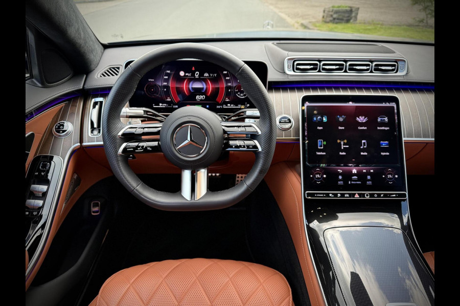 Mercedes-Benz S-Klasse 580 e 4MATIC Lang AMG Designo|Panoramadak|Chauffeurspakket|Night pakket|Alcantara hemel|Burmester®|Softclose door