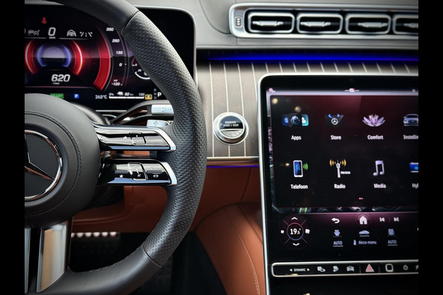 Mercedes-Benz S-Klasse 580 e 4MATIC Lang AMG Designo|Panoramadak|Chauffeurspakket|Night pakket|Alcantara hemel|Burmester®|Softclose door