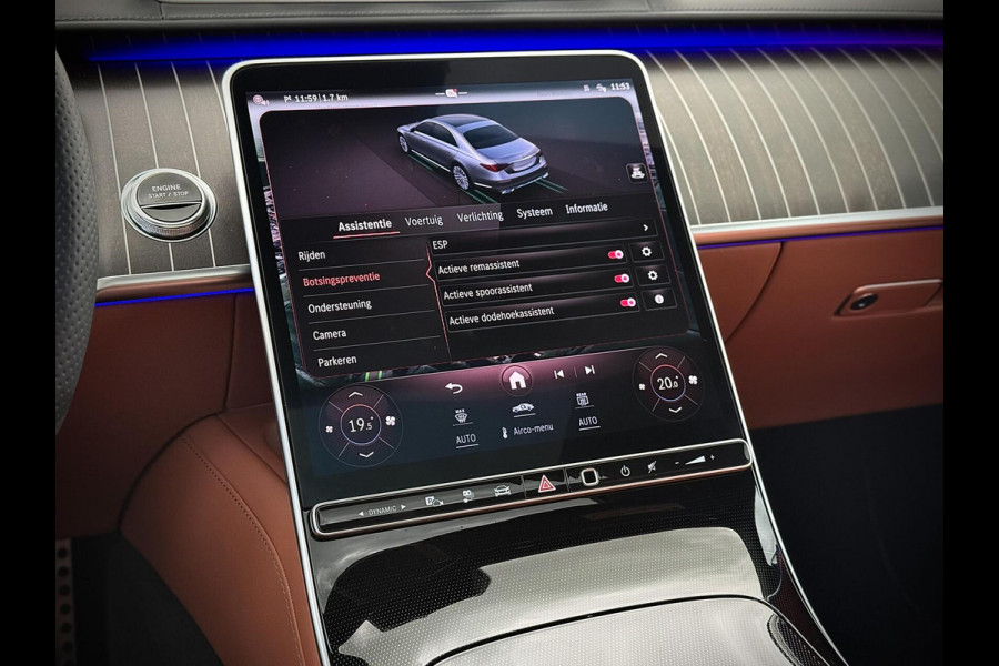 Mercedes-Benz S-Klasse 580 e 4MATIC Lang AMG Designo|Panoramadak|Chauffeurspakket|Night pakket|Alcantara hemel|Burmester®|Softclose door
