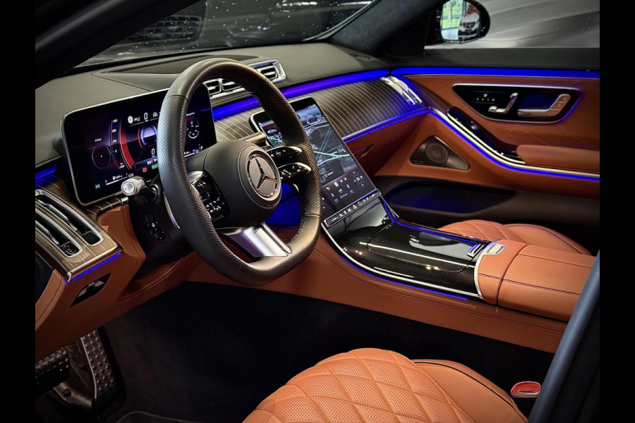 Mercedes-Benz S-Klasse 580 e 4MATIC Lang AMG Designo|Panoramadak|Chauffeurspakket|Night pakket|Alcantara hemel|Burmester®|Softclose door