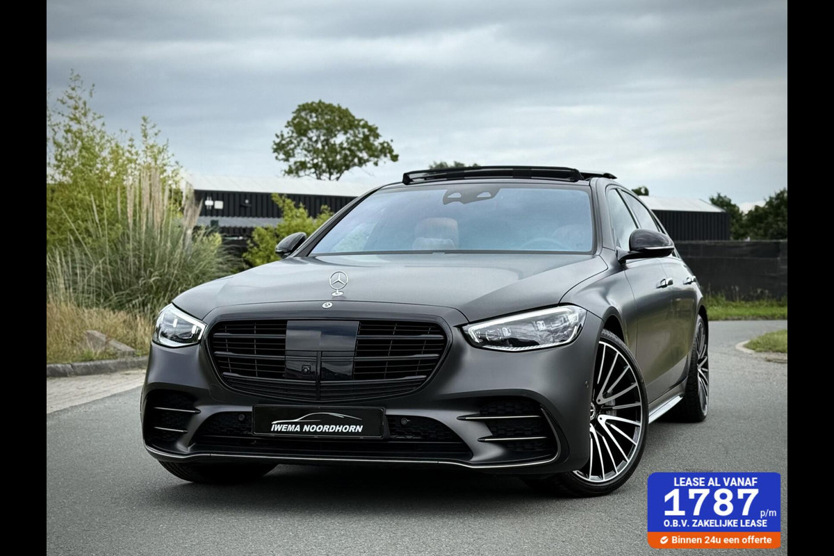 Mercedes-Benz S-Klasse 580 e 4MATIC Lang AMG Designo|Panoramadak|Chauffeurspakket|Night pakket|Alcantara hemel|Burmester®|Softclose door Mercedes-Benz S-Klasse 580 e 4MATIC Lang AMG Designo|Panoramadak|Chauffeurspakket|Night pakket|Alcantara hemel|Burmester®|Softclose door
