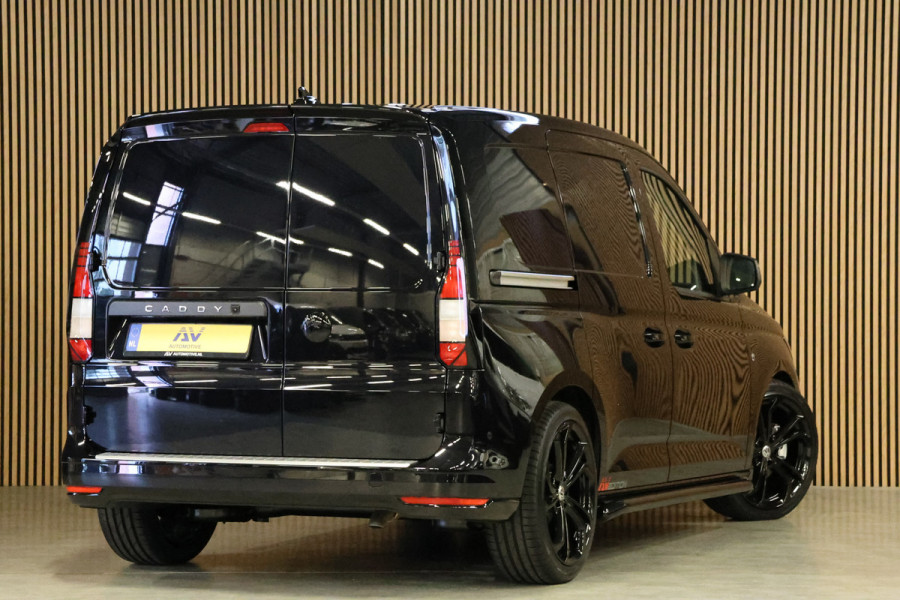 Volkswagen Caddy Cargo 2.0 TDI DSG R-Line | L+R Schuifdeur | ACC | Side Assist | Lane Assist | Virtual Cockpit | Camera | CarPlay | Stoelverwarming | LED Koplampen | Sidebars | Spoilerkit | DAB | Fabrieksgarantie | Facelift model | BPM Vrij