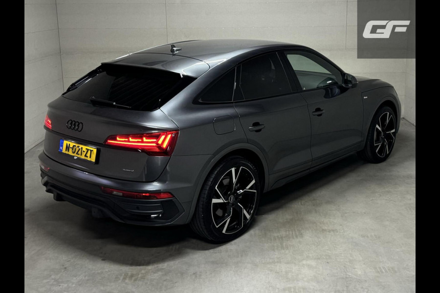 Audi Q5 Sportback 55 TFSI e BlackEdition S-Line Luchtvering Sfeer. Carplay