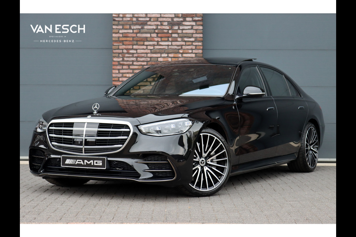 Mercedes-Benz S-Klasse 580 V8 4MATIC Lang AMG Line Aut9 | Airmatic | Chauffeurspakket | Achterasbesturing | Drive Pilot | Augmented HUD | Distronic+ | Burmester | Nappa Leder | 3D-Display | Vlakkenverwarming | Zonweringspakket | Mercedes-Benz S-Klasse 580 V8 4MATIC Lang AMG Line Aut9 | Airmatic | Chauffeurspakket | Achterasbesturing | Drive Pilot | Augmented HUD | Distronic+ | Burmester | Nappa Leder | 3D-Display | Vlakkenverwarming | Zonweringspakket |