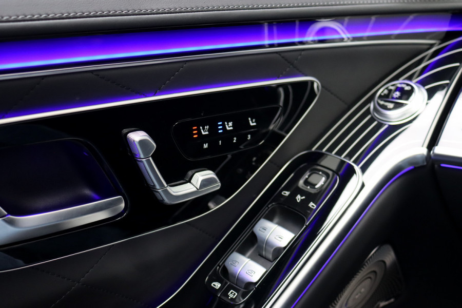 Mercedes-Benz S-Klasse 580 V8 4MATIC Lang AMG Line Aut9 | Airmatic | Chauffeurspakket | Achterasbesturing | Drive Pilot | Augmented HUD | Distronic+ | Burmester | Nappa Leder | 3D-Display | Vlakkenverwarming | Zonweringspakket |