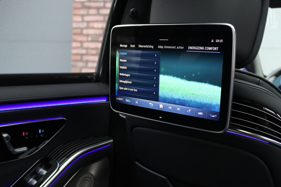 Mercedes-Benz S-Klasse 580 V8 4MATIC Lang AMG Line Aut9 | Airmatic | Chauffeurspakket | Achterasbesturing | Drive Pilot | Augmented HUD | Distronic+ | Burmester | Nappa Leder | 3D-Display | Vlakkenverwarming | Zonweringspakket |