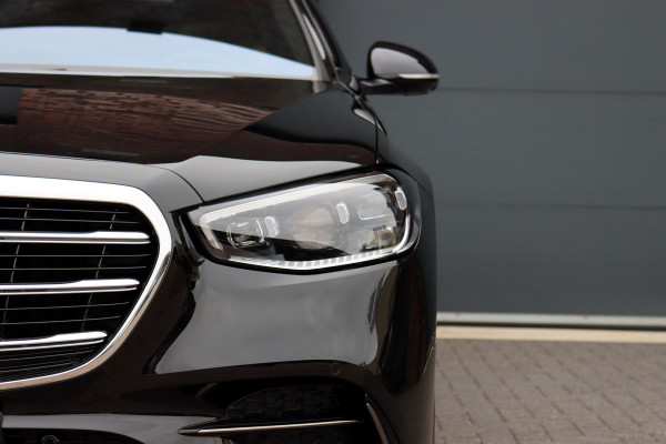 Mercedes-Benz S-Klasse 580 V8 4MATIC Lang AMG Line Aut9 | Airmatic | Chauffeurspakket | Achterasbesturing | Drive Pilot | Augmented HUD | Distronic+ | Burmester | Nappa Leder | 3D-Display | Vlakkenverwarming | Zonweringspakket |