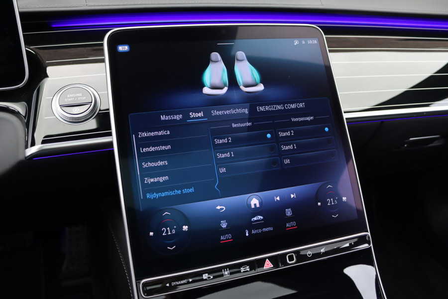 Mercedes-Benz S-Klasse 580 V8 4MATIC Lang AMG Line Aut9 | Airmatic | Chauffeurspakket | Achterasbesturing | Drive Pilot | Augmented HUD | Distronic+ | Burmester | Nappa Leder | 3D-Display | Vlakkenverwarming | Zonweringspakket |