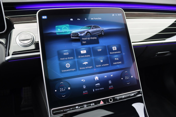 Mercedes-Benz S-Klasse 580 V8 4MATIC Lang AMG Line Aut9 | Airmatic | Chauffeurspakket | Achterasbesturing | Drive Pilot | Augmented HUD | Distronic+ | Burmester | Nappa Leder | 3D-Display | Vlakkenverwarming | Zonweringspakket |