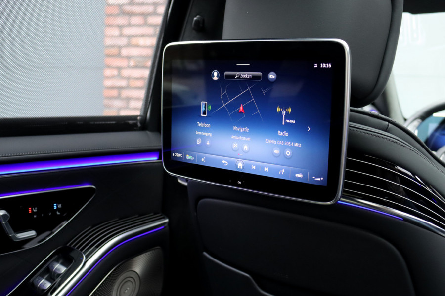 Mercedes-Benz S-Klasse 580 V8 4MATIC Lang AMG Line Aut9 | Airmatic | Chauffeurspakket | Achterasbesturing | Drive Pilot | Augmented HUD | Distronic+ | Burmester | Nappa Leder | 3D-Display | Vlakkenverwarming | Zonweringspakket |