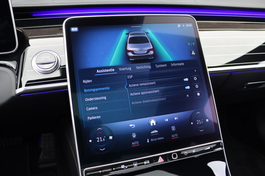 Mercedes-Benz S-Klasse 580 V8 4MATIC Lang AMG Line Aut9 | Airmatic | Chauffeurspakket | Achterasbesturing | Drive Pilot | Augmented HUD | Distronic+ | Burmester | Nappa Leder | 3D-Display | Vlakkenverwarming | Zonweringspakket |