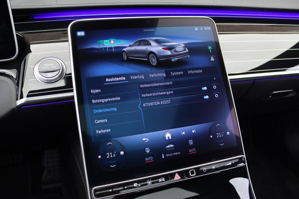 Mercedes-Benz S-Klasse 580 V8 4MATIC Lang AMG Line Aut9 | Airmatic | Chauffeurspakket | Achterasbesturing | Drive Pilot | Augmented HUD | Distronic+ | Burmester | Nappa Leder | 3D-Display | Vlakkenverwarming | Zonweringspakket |