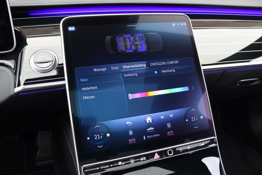 Mercedes-Benz S-Klasse 580 V8 4MATIC Lang AMG Line Aut9 | Airmatic | Chauffeurspakket | Achterasbesturing | Drive Pilot | Augmented HUD | Distronic+ | Burmester | Nappa Leder | 3D-Display | Vlakkenverwarming | Zonweringspakket |