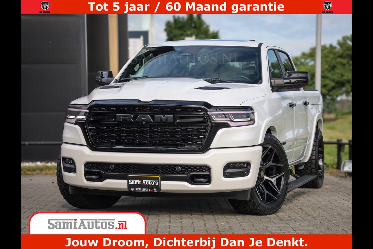 Dodge Ram 1500 1500 Limited Night High Output 540HP 706Nm | Massage + Full Option | De Meest Luxe en Volle Pick-Up in zijn Klasse | Comfortabele Dubbele Cabine met Royale 5 Zitplaatsen | BPM vrij | Nu Leverbaar uit Voorraad | Voorraad Nr 2298 - 7479 Dodge Ram 1500 1500 Limited Night High Output 540HP 706Nm | Massage + Full Option | De Meest Luxe en Volle Pick-Up in zijn Klasse | Comfortabele Dubbele Cabine met Royale 5 Zitplaatsen | BPM vrij | Nu Leverbaar uit Voorraad | Voorraad Nr 2298 - 7479