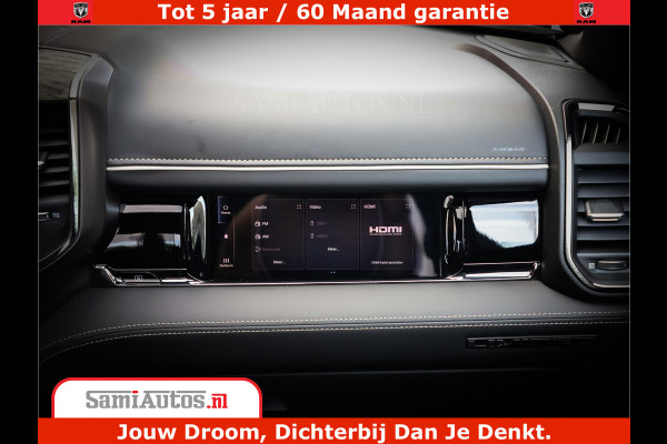 Dodge Ram 1500 1500 Limited Night High Output 540HP 706Nm | Massage + Full Option | De Meest Luxe en Volle Pick-Up in zijn Klasse | Comfortabele Dubbele Cabine met Royale 5 Zitplaatsen | BPM vrij | Nu Leverbaar uit Voorraad | Voorraad Nr 2298 - 7479