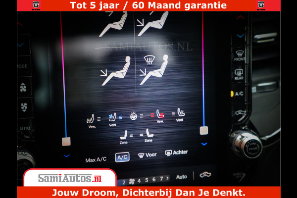 Dodge Ram 1500 1500 Limited Night High Output 540HP 706Nm | Massage + Full Option | De Meest Luxe en Volle Pick-Up in zijn Klasse | Comfortabele Dubbele Cabine met Royale 5 Zitplaatsen | BPM vrij | Nu Leverbaar uit Voorraad | Voorraad Nr 2298 - 7479