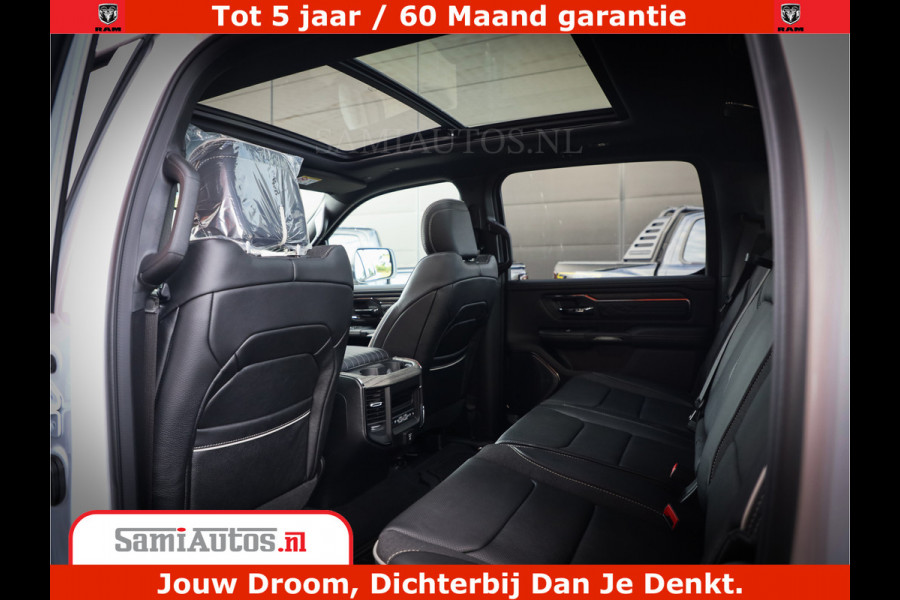 Dodge Ram 1500 1500 Limited Night High Output 540HP 706Nm | Massage + Full Option | De Meest Luxe en Volle Pick-Up in zijn Klasse | Comfortabele Dubbele Cabine met Royale 5 Zitplaatsen | BPM vrij | Nu Leverbaar uit Voorraad | Voorraad Nr 2298 - 7479