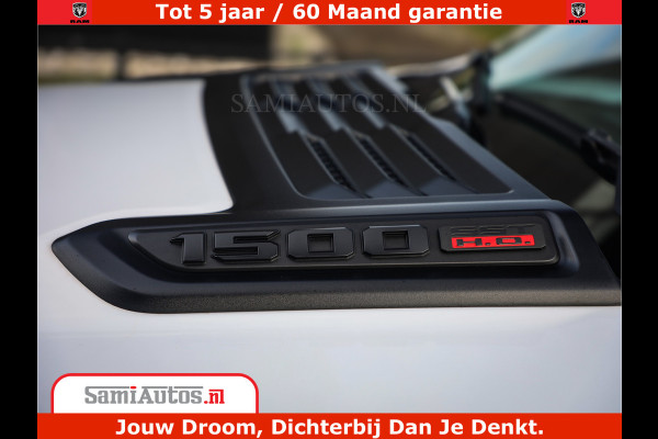 Dodge Ram 1500 1500 Limited Night High Output 540HP 706Nm | Massage + Full Option | De Meest Luxe en Volle Pick-Up in zijn Klasse | Comfortabele Dubbele Cabine met Royale 5 Zitplaatsen | BPM vrij | Nu Leverbaar uit Voorraad | Voorraad Nr 2298 - 7479