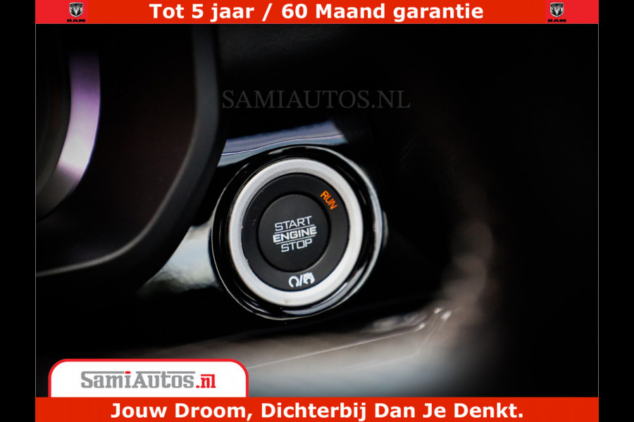 Dodge Ram 1500 1500 Limited Night High Output 540HP 706Nm | Massage + Full Option | De Meest Luxe en Volle Pick-Up in zijn Klasse | Comfortabele Dubbele Cabine met Royale 5 Zitplaatsen | BPM vrij | Nu Leverbaar uit Voorraad | Voorraad Nr 2298 - 7479
