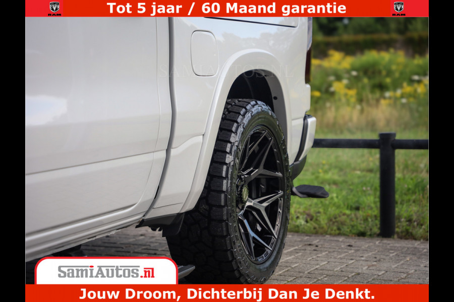 Dodge Ram 1500 1500 Limited Night High Output 540HP 706Nm | Massage + Full Option | De Meest Luxe en Volle Pick-Up in zijn Klasse | Comfortabele Dubbele Cabine met Royale 5 Zitplaatsen | BPM vrij | Nu Leverbaar uit Voorraad | Voorraad Nr 2298 - 7479