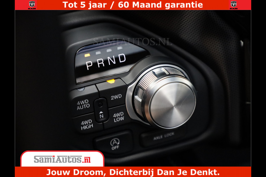 Dodge Ram 1500 1500 Limited Night High Output 540HP 706Nm | Massage + Full Option | De Meest Luxe en Volle Pick-Up in zijn Klasse | Comfortabele Dubbele Cabine met Royale 5 Zitplaatsen | BPM vrij | Nu Leverbaar uit Voorraad | Voorraad Nr 2298 - 7479
