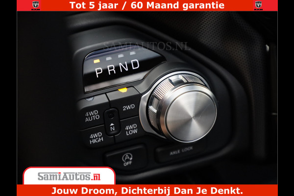 Dodge Ram 1500 1500 Limited Night High Output 540HP 706Nm | Massage + Full Option | De Meest Luxe en Volle Pick-Up in zijn Klasse | Comfortabele Dubbele Cabine met Royale 5 Zitplaatsen | BPM vrij | Nu Leverbaar uit Voorraad | Voorraad Nr 2298 - 7479