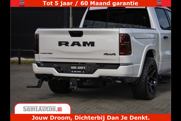 Dodge Ram 1500 1500 Limited Night High Output 540HP 706Nm | Massage + Full Option | De Meest Luxe en Volle Pick-Up in zijn Klasse | Comfortabele Dubbele Cabine met Royale 5 Zitplaatsen | BPM vrij | Nu Leverbaar uit Voorraad | Voorraad Nr 2298 - 7479