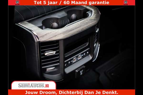 Dodge Ram 1500 1500 Limited Night High Output 540HP 706Nm | Massage + Full Option | De Meest Luxe en Volle Pick-Up in zijn Klasse | Comfortabele Dubbele Cabine met Royale 5 Zitplaatsen | BPM vrij | Nu Leverbaar uit Voorraad | Voorraad Nr 2298 - 7479