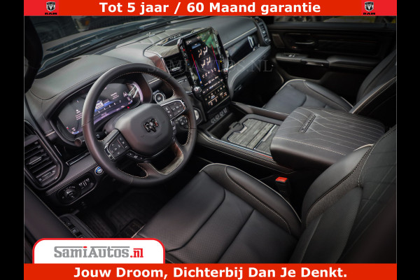 Dodge Ram 1500 1500 Limited Night High Output 540HP 706Nm | Massage + Full Option | De Meest Luxe en Volle Pick-Up in zijn Klasse | Comfortabele Dubbele Cabine met Royale 5 Zitplaatsen | BPM vrij | Nu Leverbaar uit Voorraad | Voorraad Nr 2298 - 7479