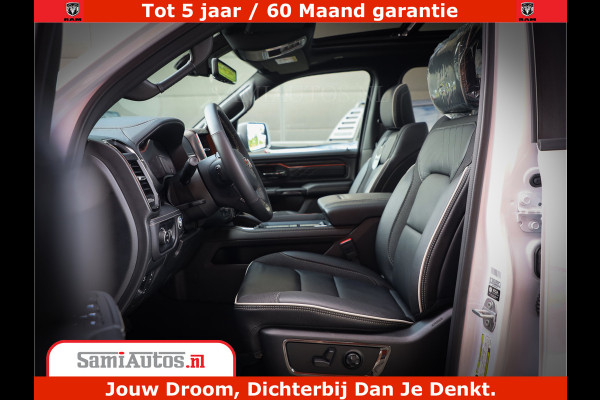 Dodge Ram 1500 1500 Limited Night High Output 540HP 706Nm | Massage + Full Option | De Meest Luxe en Volle Pick-Up in zijn Klasse | Comfortabele Dubbele Cabine met Royale 5 Zitplaatsen | BPM vrij | Nu Leverbaar uit Voorraad | Voorraad Nr 2298 - 7479