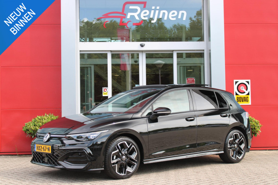 Volkswagen Golf 1.5 eTSI 150PK AUTOMAAT R-LINE EDITION 8.5! | NIEUW MODEL! | PANORAMISCH SCHUIF/KANTEL DAK | LICHTMETALEN VELGEN 18" "YORK" | 360˚ CAMERA | 3-ZONE AIRCONDITIONING INCL. AIRCARE | RIJASSISTENT PAKKET O.A. ADAPTIVE CRUISE CONTROL, LANE ASSIST, DODEHOEK DETECTIE | NAVIGATIE | HEAD UP DISPLAY | STOEL/STUUR VERWARMING | DESIGN PAKKET BLACK STYLE MET LED MATRIX KOPLAMPEN |