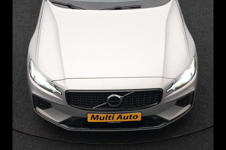 Volvo V60 T8 Plug-in hybrid AWD Plus Dark Plug in Hybrid 455pk Dealer O.H. PHEV | Adaptive Cruise | 360 Camera | Lederen Sportstoelen Memory & Verwarmd | Harman Kardon | Pilot Assist | Google Assistent | Apple Carplay | Keyless | Google Maps |  Virtual | DAB