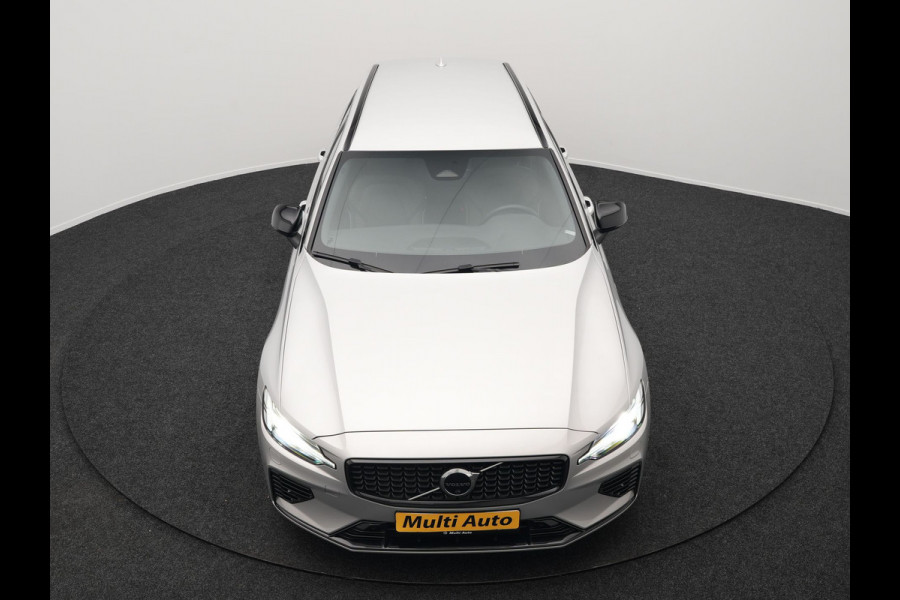 Volvo V60 T8 Plug-in hybrid AWD Plus Dark Plug in Hybrid 455pk Dealer O.H. PHEV | Adaptive Cruise | 360 Camera | Lederen Sportstoelen Memory & Verwarmd | Harman Kardon | Pilot Assist | Google Assistent | Apple Carplay | Keyless | Google Maps |  Virtual | DAB