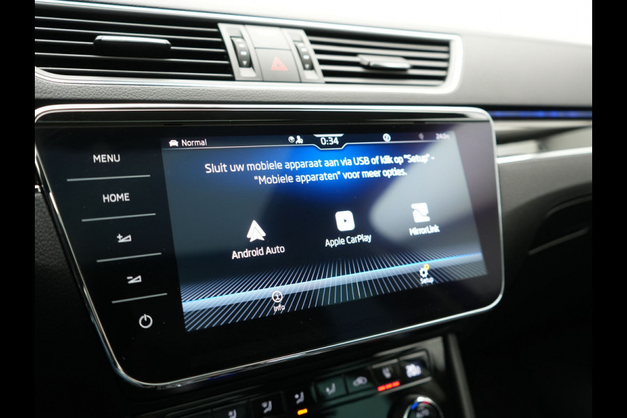 Škoda Superb Combi TSI iV Lauren & Klement Plug In Hybrid 218pk Dealer O.H PHEV | Panodak | Adaptive Cruise | 360 Camera | Lederen Sportstoelen Memory & Ventilatie | Lane assist | Navigatie | Apple Carplay | Virtual | Sfeerverlichting | Park Assist | DAB |