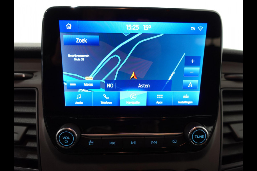 Ford Transit Custom 130pk Automaat L2H1 Trend Dubbele cabine Navigatie Cruise control Camera Parkeersensoren Imperiaal Airco Trekhaak