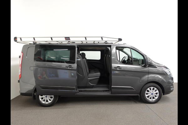 Ford Transit Custom 130pk Automaat L2H1 Trend Dubbele cabine Navigatie Cruise control Camera Parkeersensoren Imperiaal Airco Trekhaak