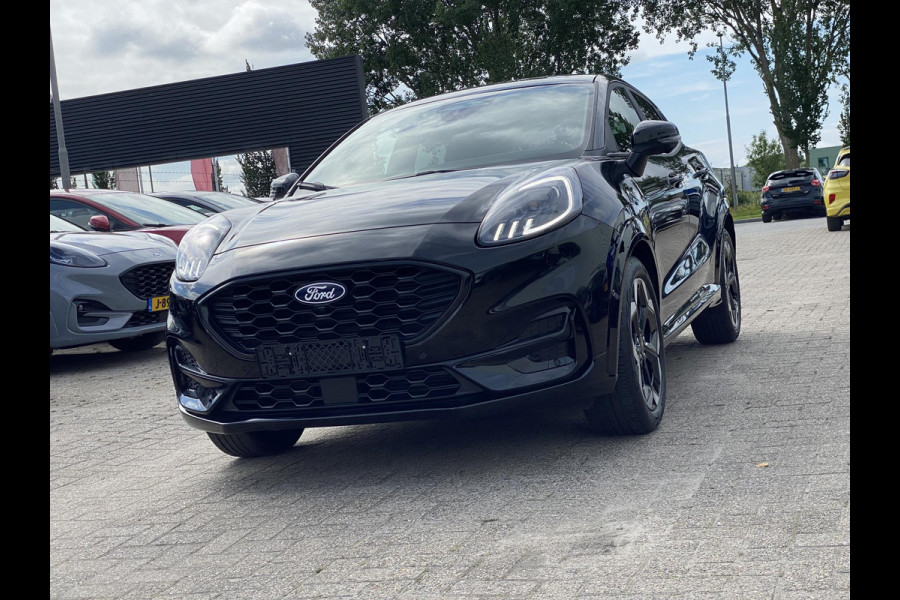 Ford Puma 1.0 EcoBoost Hybrid ST-Line X 155pk Automaat | Panoramadak | Afneembare trekhaak | Winter Pack | Adaptive cruise control | 360 graden camera | Bang&Olufsen | Elektrsiche achterklep | Matrix LED