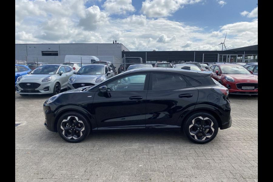 Ford Puma 1.0 EcoBoost Hybrid ST-Line X 155pk Automaat | Panoramadak | Afneembare trekhaak | Winter Pack | Adaptive cruise control | 360 graden camera | Bang&Olufsen | Elektrsiche achterklep | Matrix LED