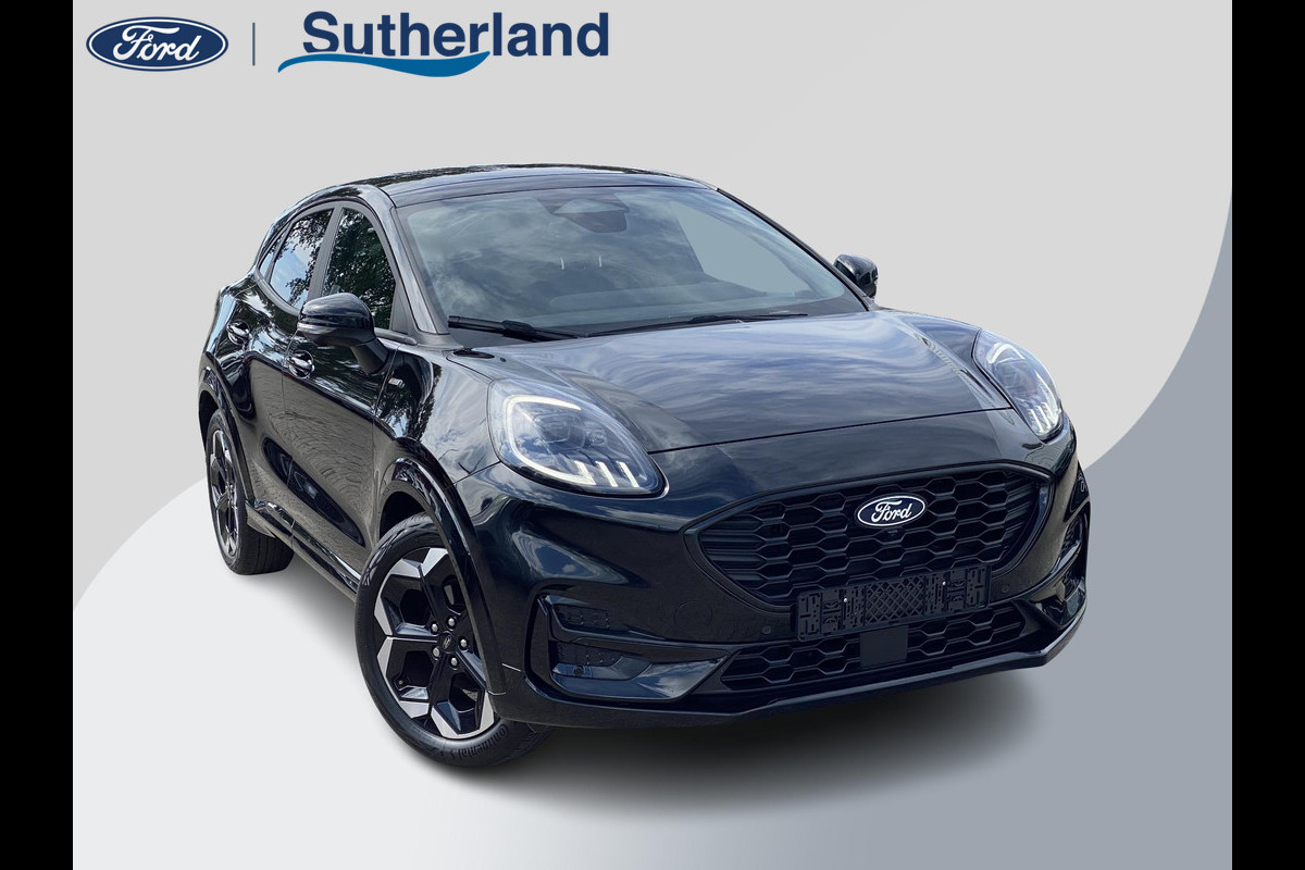 Ford Puma 1.0 EcoBoost Hybrid ST-Line X 155pk Automaat | Panoramadak | Afneembare trekhaak | Winter Pack | Adaptive cruise control | 360 graden camera | Bang&Olufsen | Elektrsiche achterklep | Matrix LED